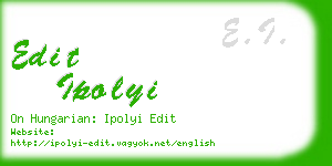 edit ipolyi business card